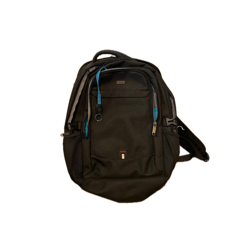Duslang Padded Computer Black Backpack